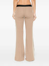 Palm Angels Logo tape knitted trousers