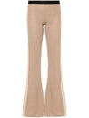 Palm Angels Logo tape knitted trousers