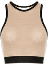 Palm Angels Knitted cropped top
