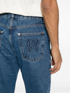 Palm Angels Monogram denim jeans