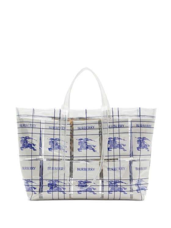Burberry EKD logo-tag Transparent Tote Bag