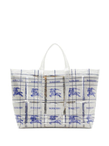  Burberry EKD logo-tag Transparent Tote Bag