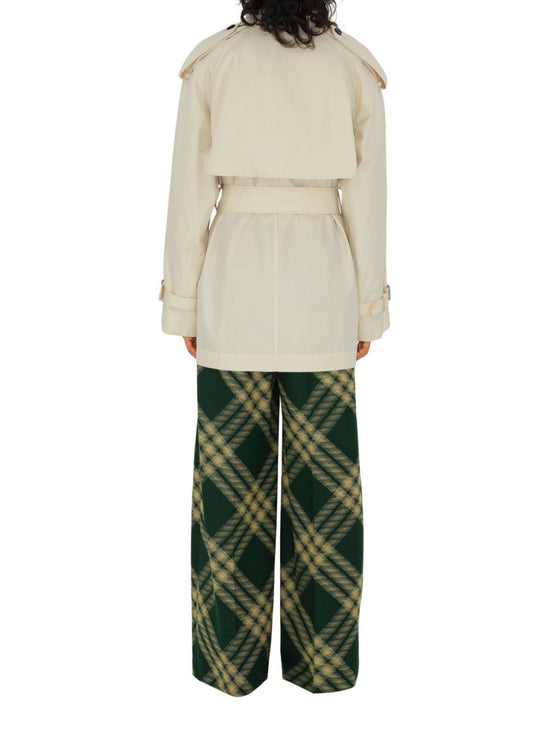 Burberry Short Belted Trench Coat