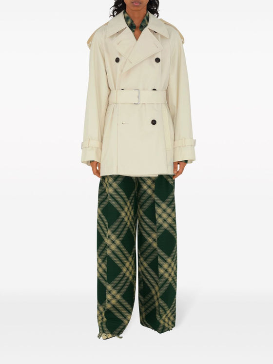 Burberry Short Belted Trench Coat