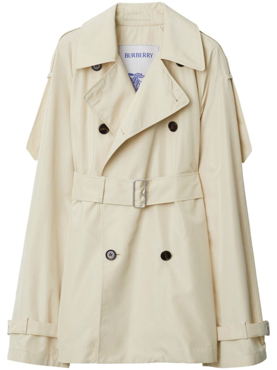 Burberry Short silk trench coat