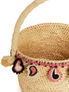 Alanui paisley-appliqué raffia basket bag