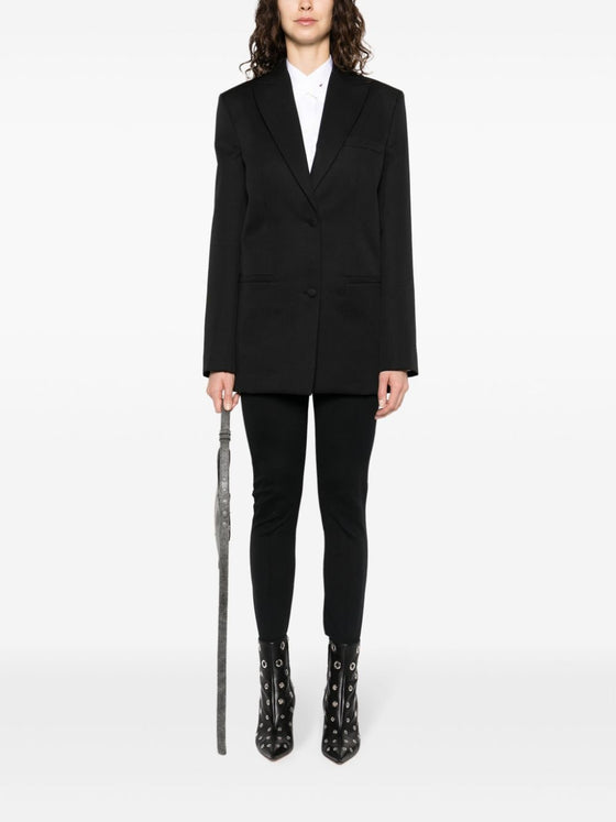 Off White single-breasted virgin-wool blazer