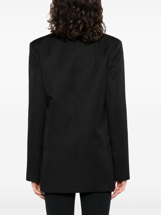 Off White single-breasted virgin-wool blazer