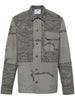 Marine Serre Rispstop classic-collar shirt jacket