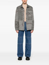 Marine Serre Rispstop classic-collar shirt jacket