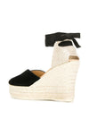 Manebí Manebi Hamptons Suede Heart-Shaped Wedge Espadrilles