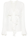 Givenchy Silk ruffled blouse