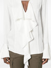 Givenchy Silk ruffled blouse