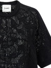 Nude Openwork Cotton Sweater