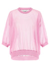 Nude Semi-sheer Cotton Sweater