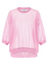 Nude Semi-sheer Cotton Sweater