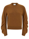 Nude Curved Sleeve Sweater