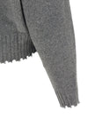 Nude Fringed Hem Sweater