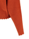 Nude Fringed Hem Sweater