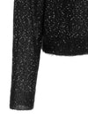 Nude Micro Sequin Sweater