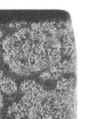 Nude Jacquard Knit Skirt