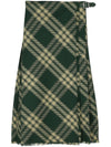 Burberry Pleated wool skirt