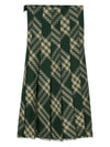 Burberry Pleated wool skirt