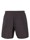 Alexander McQueen skull motif swim shorts