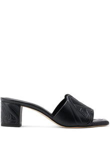  Alexander McQueen seal leather mules