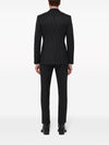 Alexander McQueen pinstriped single-breasted blazer