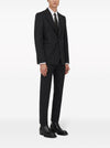 Alexander McQueen pinstriped single-breasted blazer