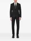 Alexander McQueen pinstriped single-breasted blazer