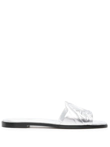  Alexander McQueen Slide sandals with embossed logo