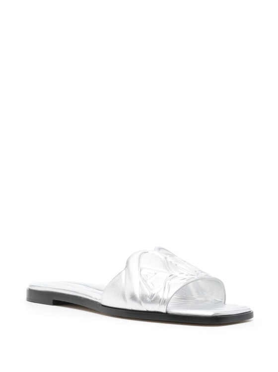 Alexander McQueen Slide sandals with embossed logo
