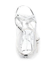 Alexander McQueen Twisted Armadillo 95mm patent sandals