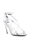 Alexander McQueen Twisted Armadillo 95mm patent sandals