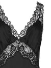 Saint Laurent lace-panel midi dress