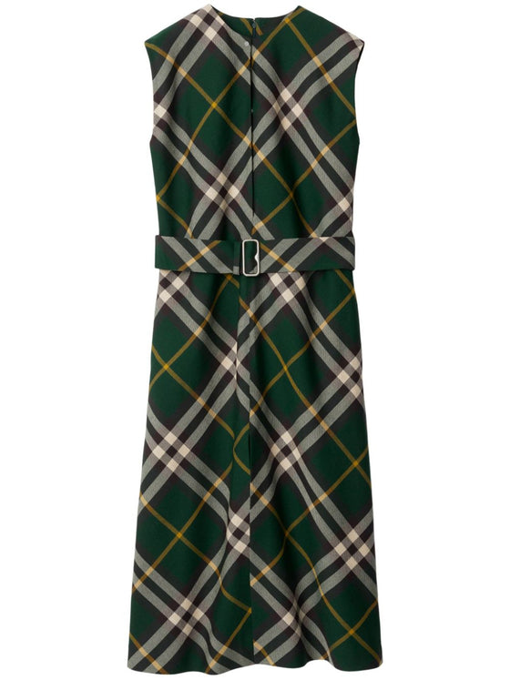 Burberry Nova Check Midi Dress