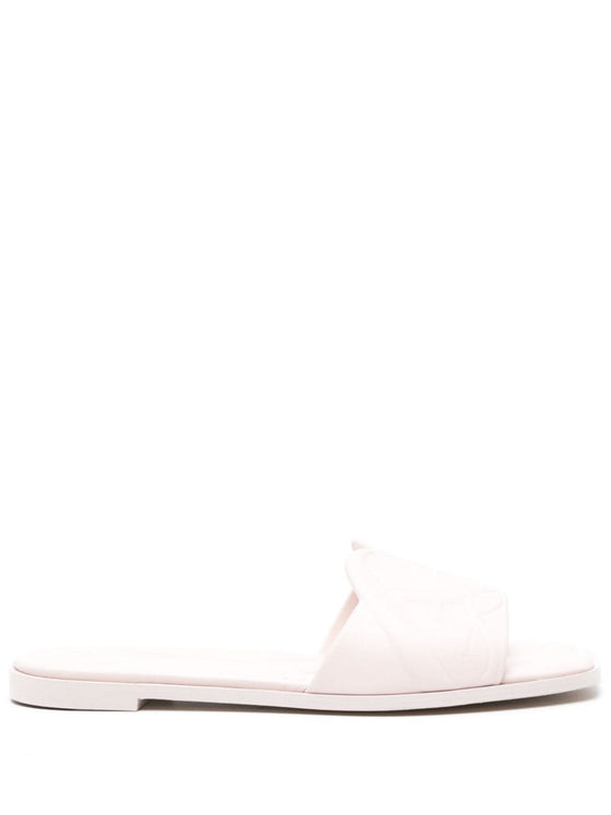 Alexander McQueen leather slides