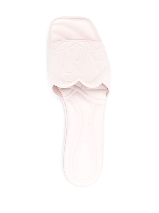 Alexander McQueen leather slides