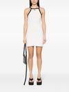 Courreges Pre Buckle contrast short dress