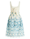 Etro Broderie anglaise flared dress