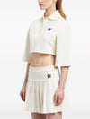 Palm Angels Monogram cropped polo shirt
