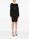 Saint Laurent open-back knitted dress