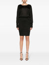 Saint Laurent open-back knitted dress