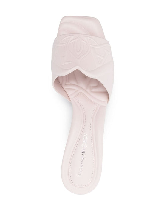 Alexander McQueen 60mm Seal Motif Mules