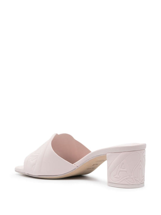 Alexander McQueen 60mm Seal Motif Mules