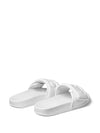 Jimmy Choo Fitz Slides Sandals with Embossed Logo