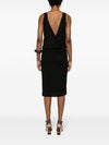 Saint Laurent V-necked mini dress