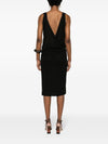 Saint Laurent V-necked mini dress